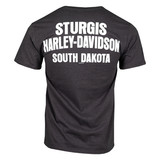 Sturgis Harley-Davidson® Men's Road Mc Charcoal Short Sleeve T-Shirt