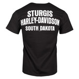 Sturgis Harley-Davidson® Men's Worn Patch Black Pocket Short Sleeve T-Shirt