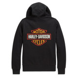 ★HARLEY-DAVIDSON COLLECTIONS★CLASSIC LOGO HOODIE Harley-Davidson® Women's Retro Eagle Black Pullover Hoodie