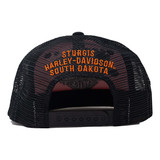 Sturgis Harley-Davidson® Classic Trucker Orange Snapback Hat