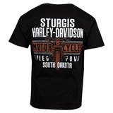 Sturgis Harley-Davidson® Men's Square HD Black Short Sleeve T-Shirt