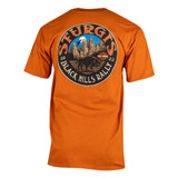 2022 Sturgis Harley-Davidson® Men's 82nd Rally Round Texas Orange Tall T-Shirt