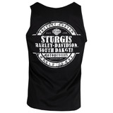 Sturgis Harley-Davidson® Men's Bar & Shield Black Tank Top