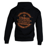 Sturgis Harley-Davidson® Men's Bar & Shield Black Zip-Up Hoodie