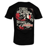 Sturgis Harley-Davidson® Men's Retro Skull Black Short Sleeve T-Shirt