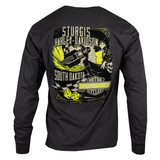 Sturgis Harley-Davidson® Men's Negative Charcoal Long Sleeve T-Shirt