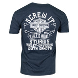 Sturgis Harley-Davidson® Men's Sport Round Navy Short Sleeve T-Shirt