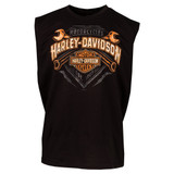 Sturgis Harley-Davidson® Men's Ratchet Black Sleeveless T-Shirt