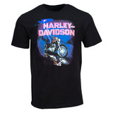 Harley-Davidson® Men's Bike Reflection Black Short Sleeve T-Shirt