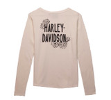 Harley-Davidson® Women's Fireside Roses Thermal Henley 96453-23VW