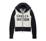 Harley-Davidson® Women's Artisan Zip Front Motorcycle Sweater 96423-23VW