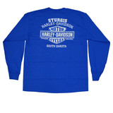 Sturgis Harley-Davidson® Men's Regiment Blue Long Sleeve T-Shirt