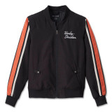 Harley-Davidson Women's Iconic Colorblocked Stripe Bomber Jacket 98403-23VW