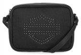 Harley-Davidson® Women's Studded Bar & Shield Camera Crossbody Bag Purse  Harley-Davidson® Women's Studded Bar & Shield Camera Crossbody Bag Purse