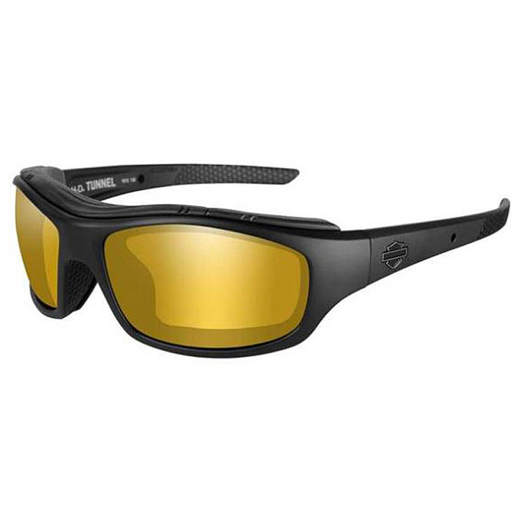 Harley-Davidson Marcolin Classic Eagle Brille – Photochrom Gelb, Selbsttönend, Motorrad-Sicherheitsbrille