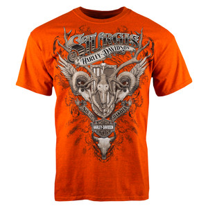 Sturgis Harley-Davidson® Men's Skull Collage Short Sleeve T-Shirt Sturgis Harley-Davidson® Men's Skull Collage Short Sleeve T-Shirt