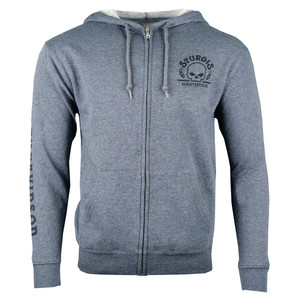 Deadwood Harley-Davidson® Men's Old Hat Black Charcoal Zip-Up Hoodie Sweatshirt Deadwood Harley-Davidson® Men's Old Hat Black Charcoal Zip-Up Hoodie Sweatshirt
