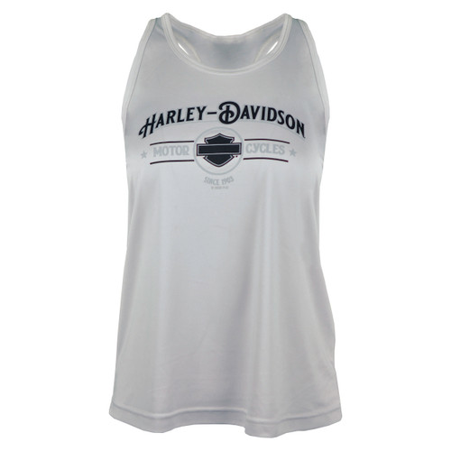 HARLEY DAVIDSON LADIES Build In Bra Tank Top Black or White Each