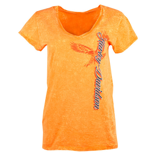 Sturgis Harley-Davidson® Women's Golightly Orange Short Sleeve T-Shirt