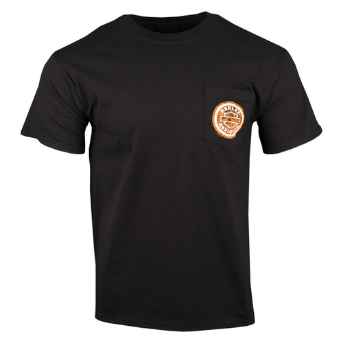 Sturgis Harley-Davidson® Men's Worn Patch Black Pocket Short Sleeve T-Shirt