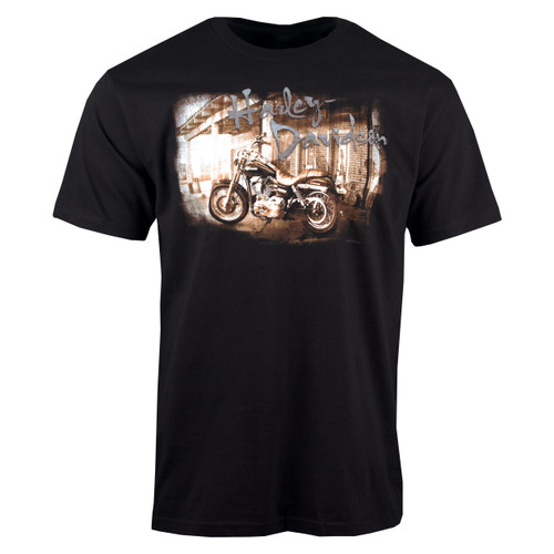 Sturgis Harley-Davidson® Men's Past Present Black Short Sleeve T-Shirt
