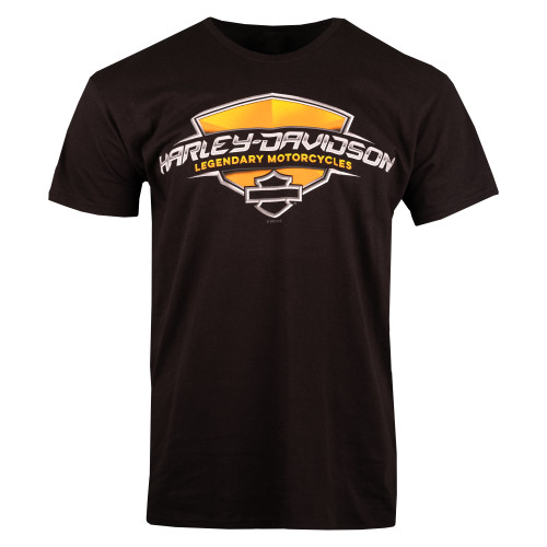 Sturgis Harley-Davidson® Men's Gloss Shield Black Short Sleeve T-Shirt