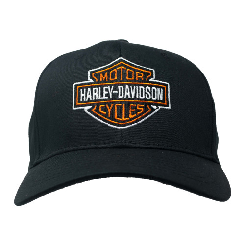 Sturgis Harley-Davidson® Classic Bar and Shield Orange Ballcap Hat
