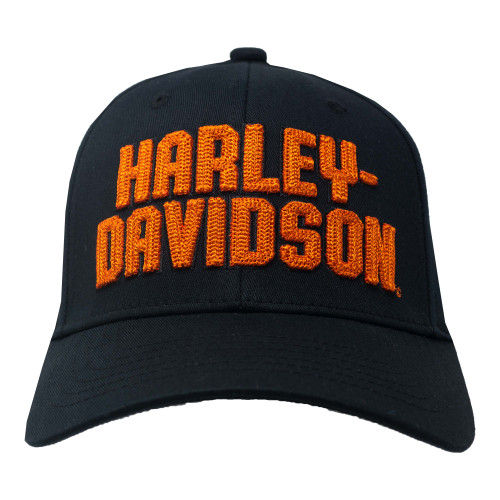 Sturgis Harley-Davidson® Chain Stitch Black Ballcap Hat