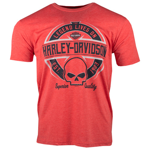 Sturgis Harley-Davidson® Men's Power Vintage Red Short Sleeve T-Shirt