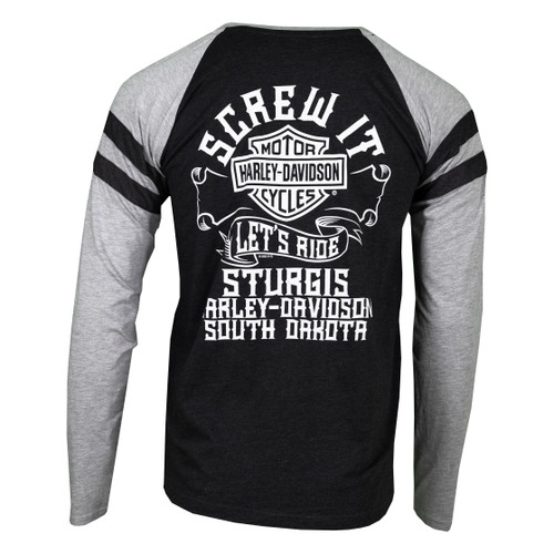 Sturgis Harley-Davidson® Men's Varsity Past Time Long Sleeve T-Shirt