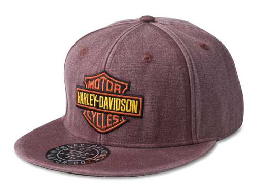 Harley-Davidson® Men's Bar & Shield Washed Fitted Cap 97777-23VM