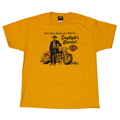 Sturgis Harley-Davidson® Men's Daylight's Burnin' Gold Short Sleeve T-Shirt