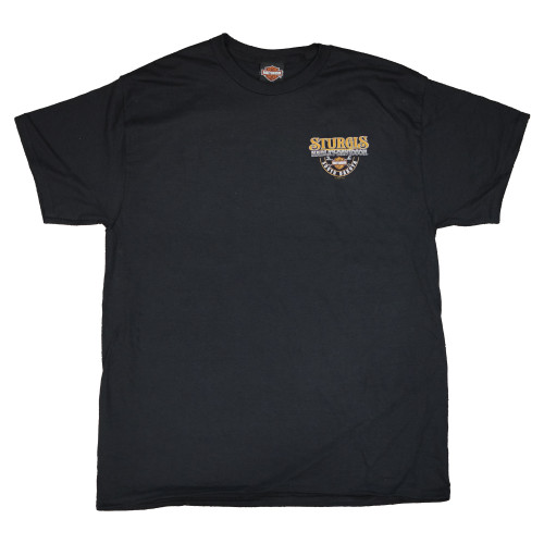 2025 Sturgis Harley-Davidson® Men's 85th Rally Risen Black Short Sleeve T-Shirt