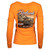 Badlands Harley-Davidson® Women's Ladies Ride Orange Long Sleeve T-Shirt