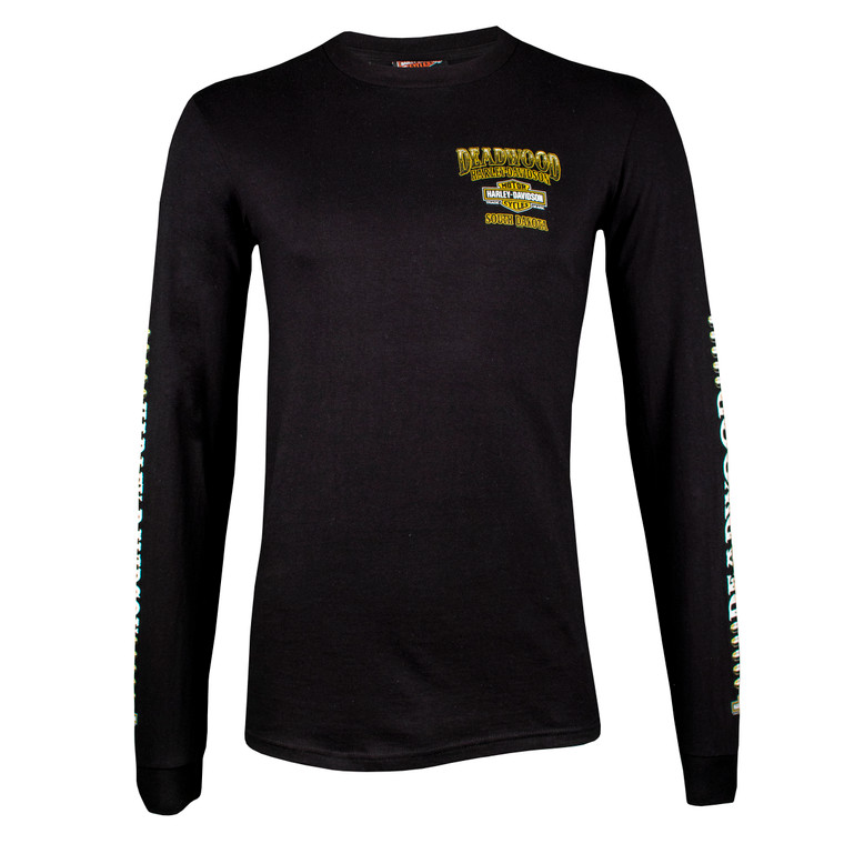 Deadwood Harley-Davidson® Men's Face Off Long Sleeve T-Shirt