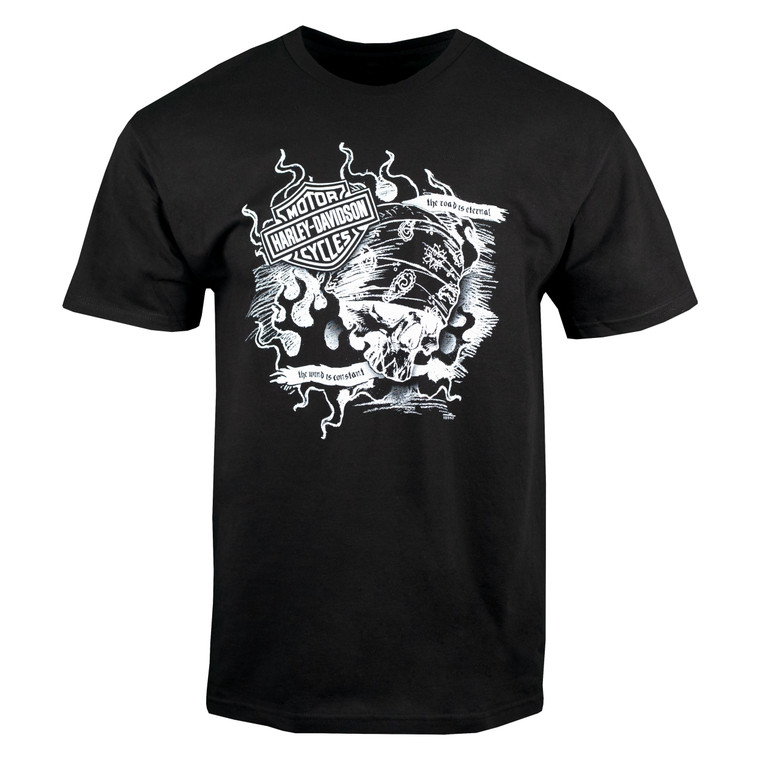 Sturgis Harley-Davidson® Men's Sketch Black Short Sleeve T-Shirt