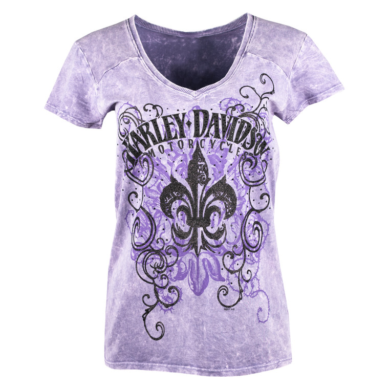 Sturgis Harley-Davidson® Women's Thicket Purple Short Sleeve T-Shirt