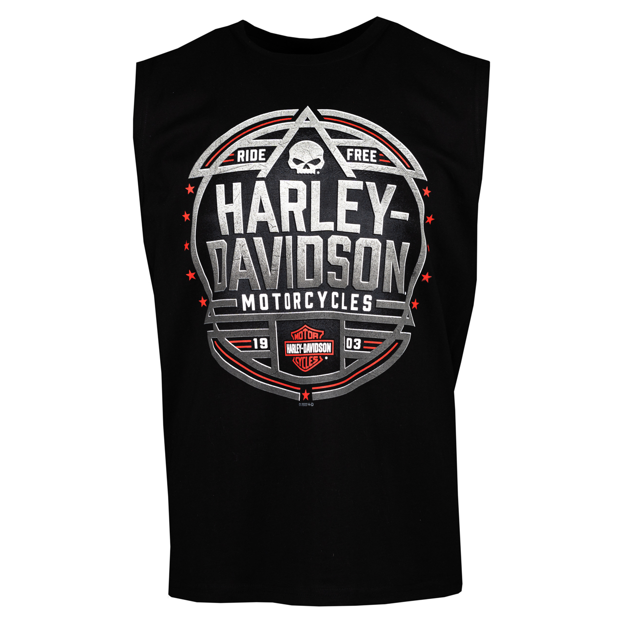 Men's Ride Metal Black Sleeveless T 