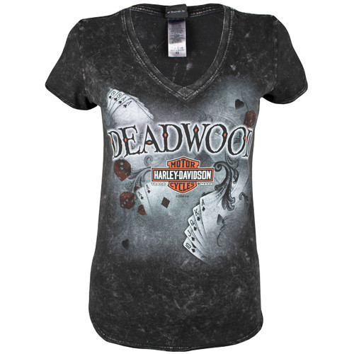 HARLEY-DAVIDSON GENUINE MOTOR BIKE LADIES BLACK SHORT SLEEVE T-SHIRT BN!! HARLEY-DAVIDSON GENUINE MOTOR BIKE LADIES BLACK SHORT SLEEVE T-SHIRT BN!!