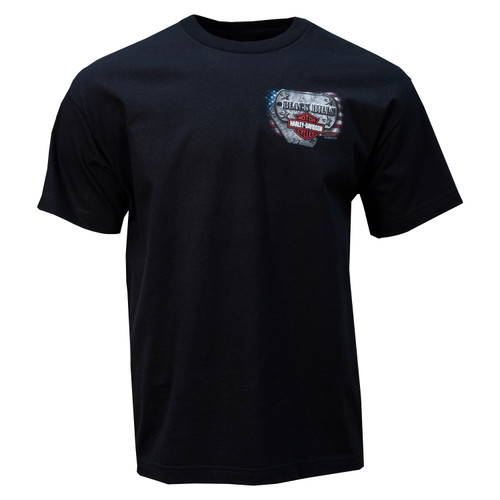 ★Harley Davidson★ EST1903 Short Sleeve T-Shirt Black HH151 Harley-Davidson® Men's Eagle Piston Short Sleeve Crew-Neck