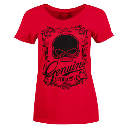 ★Harley Davidson★ Woman OL HD Seoul Crop T-shirt Red HH151 20220214-DSC06512-Edit__96623.