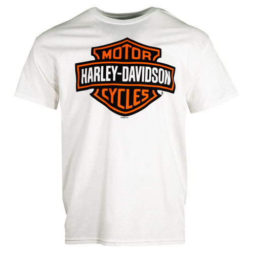 Sturgis Harley-Davidson® Men's Bar & Shield White Short Sleeve T
