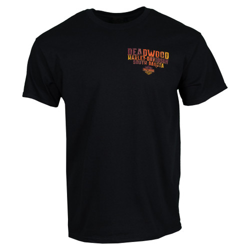 Deadwood Harley-Davidson® Men's Deadwood Sunset Short Sleeve T-Shirt ...