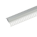 SlimPro Plaster-In Outer Corner Aluminium Profile 1m, Diffusers Available