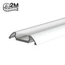 Wide Aluminium Profile/Extrusion 2m, Diffusers Available