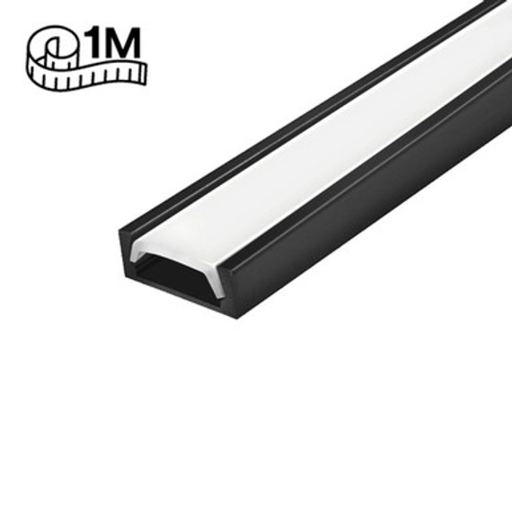 SlimPro Slim Aluminium Profile/Extrusion 1m, Diffusers Available