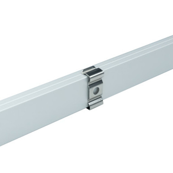 Slim Wide Aluminium Profile With Slide-In Frosted Diffuser 1m
