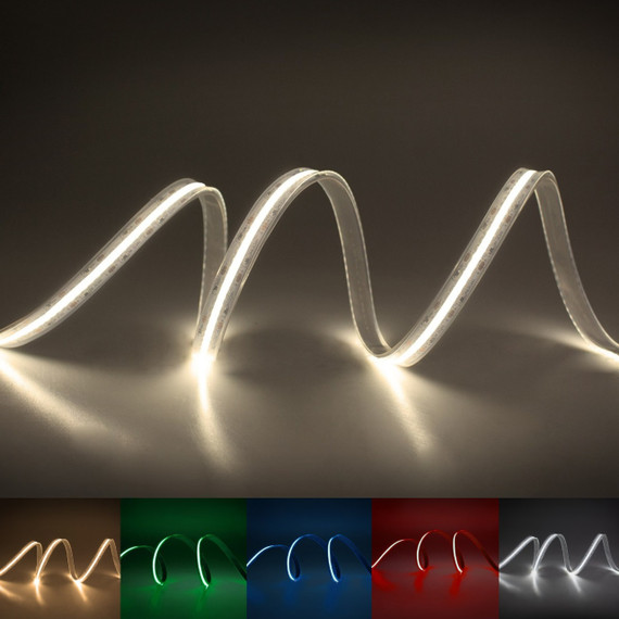 Spectric 15W 2402835 Single Colour 24V High Power Non-Dotting LED Strip Light IP67 5m Reel