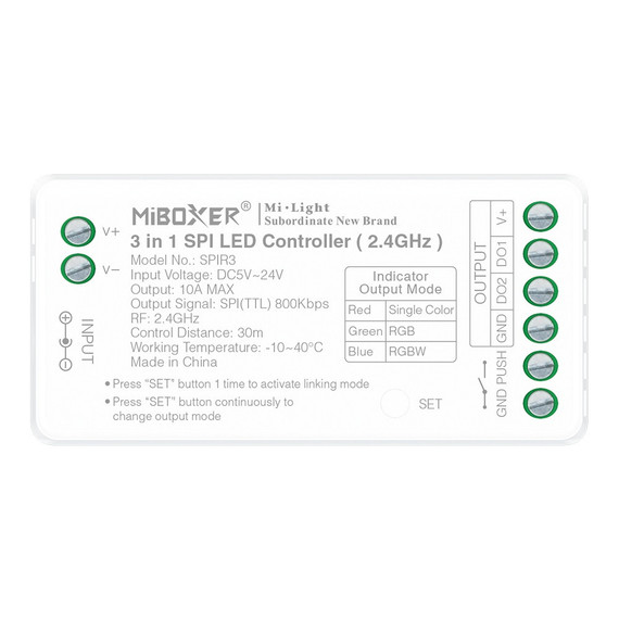 Easilight 3-in-1 SPI LED Controller & Remote
