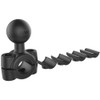 RAM Mount Torque 3\/8" - 5\/8" Diameter Mini Rail Base w\/1" Ball [RAM-B-408-37-62U]